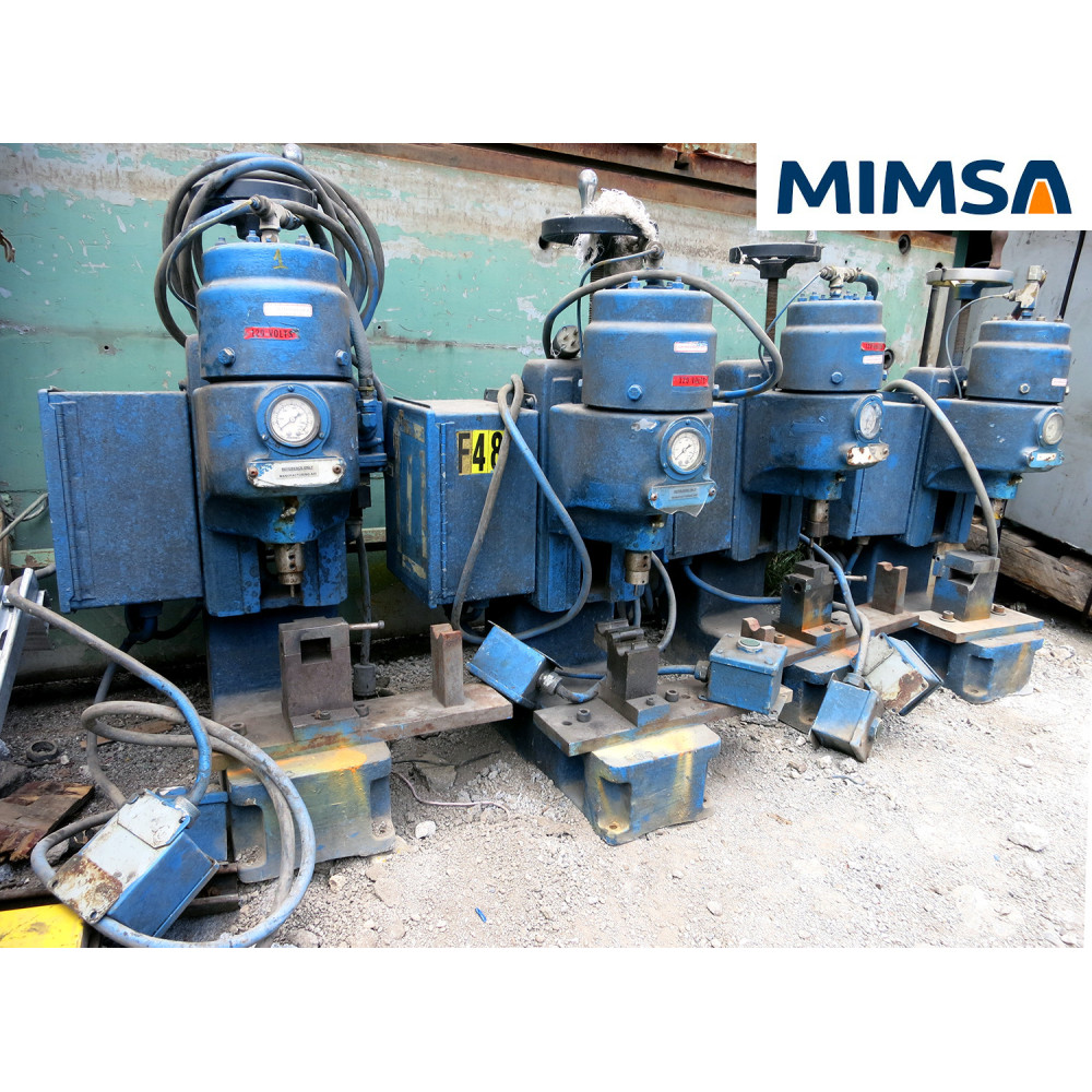 trq-959 Prensa tipo C de acción neumática, capacidad 2 toneladas, s/n. 805 marca FANCO