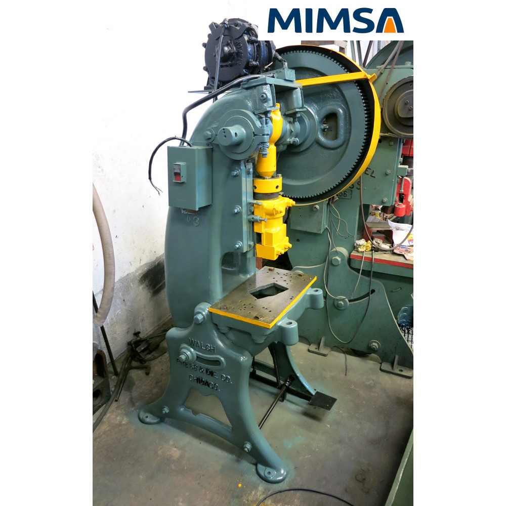 [trq-574] trq-574 Prensa troqueladora tipo OBI No. 3, capacidad 30 Ton, marca Walsh