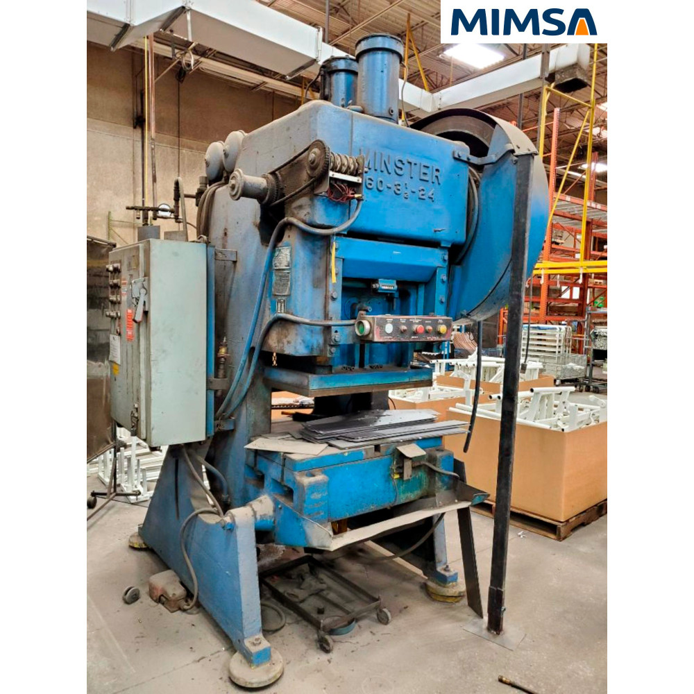 [trq-969] trq-969 Prensa Troqueladora tipo OBI modelo 60-35, capacidad 45 Ton., 160 GPM, marca Minster