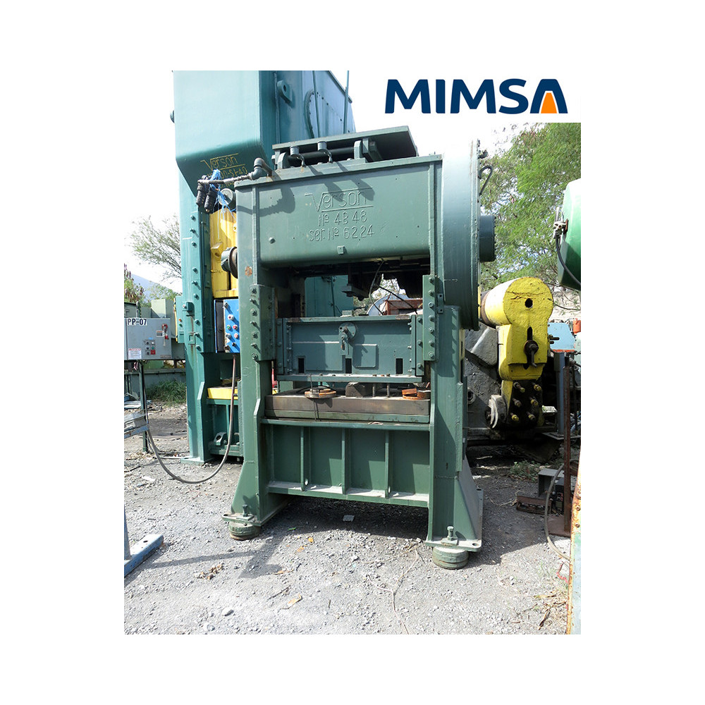 trq-649 Prensa mecánica de lados rectos doble biela (SSDC), capacidad 70 Ton, marca Verson