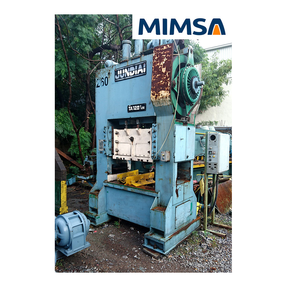 trq-667 Prensa de lados rectos doble biela SSDC de alta velocidad, capacidad 132 Ton, marca JUNDIAI