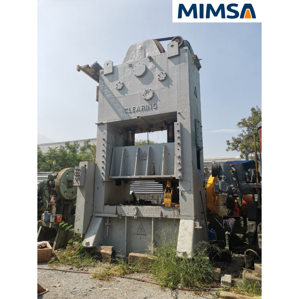 trq-893 Prensa mecánica de lados rectos doble biela SSDC, capacidad 350 Ton, marca CLEARING