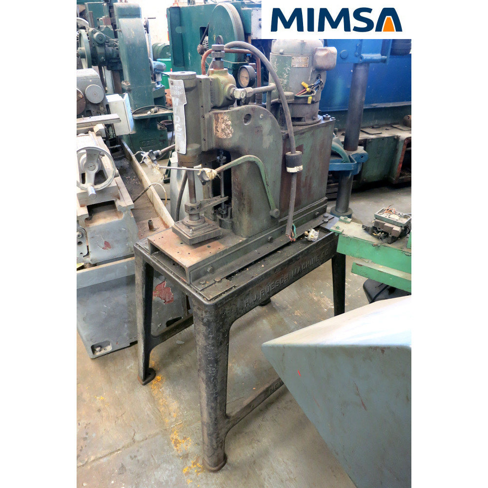 [trq-1020] trq-1020 Prensa tipo C Hidráulica de banco modelo Midget capacidad 1 Ton, marca DENISON MULTIPRESS
