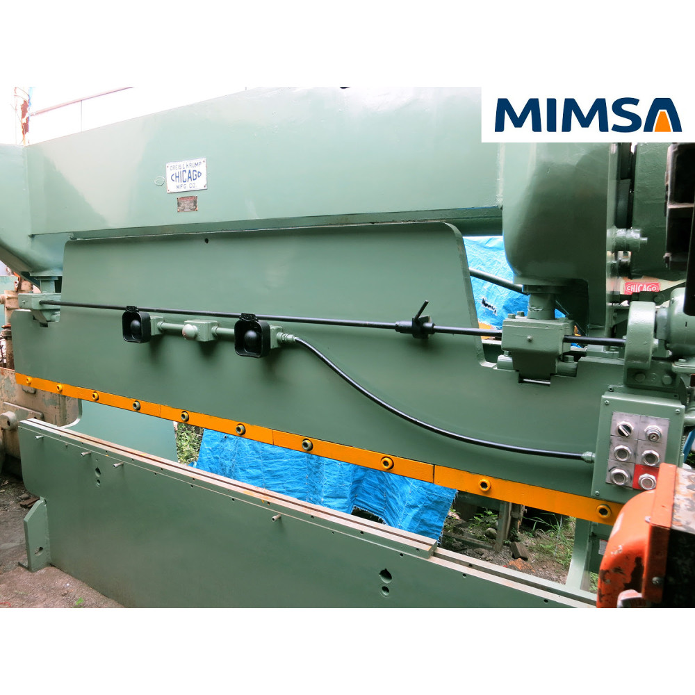 [lad-418] lad-418 Dobladora de cortina mecánica modelo 8L10, capacidad 90 Ton x 10ft marca Chicago D&K