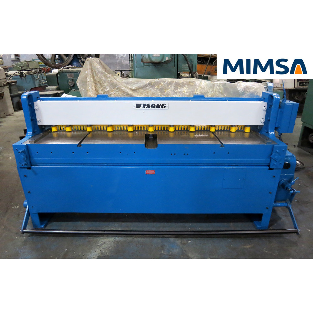 [lac-273] lac-273 Cizalla de acción mecánica modelo 166, capacidad Ga.12 x 6 ft, marca Wysong