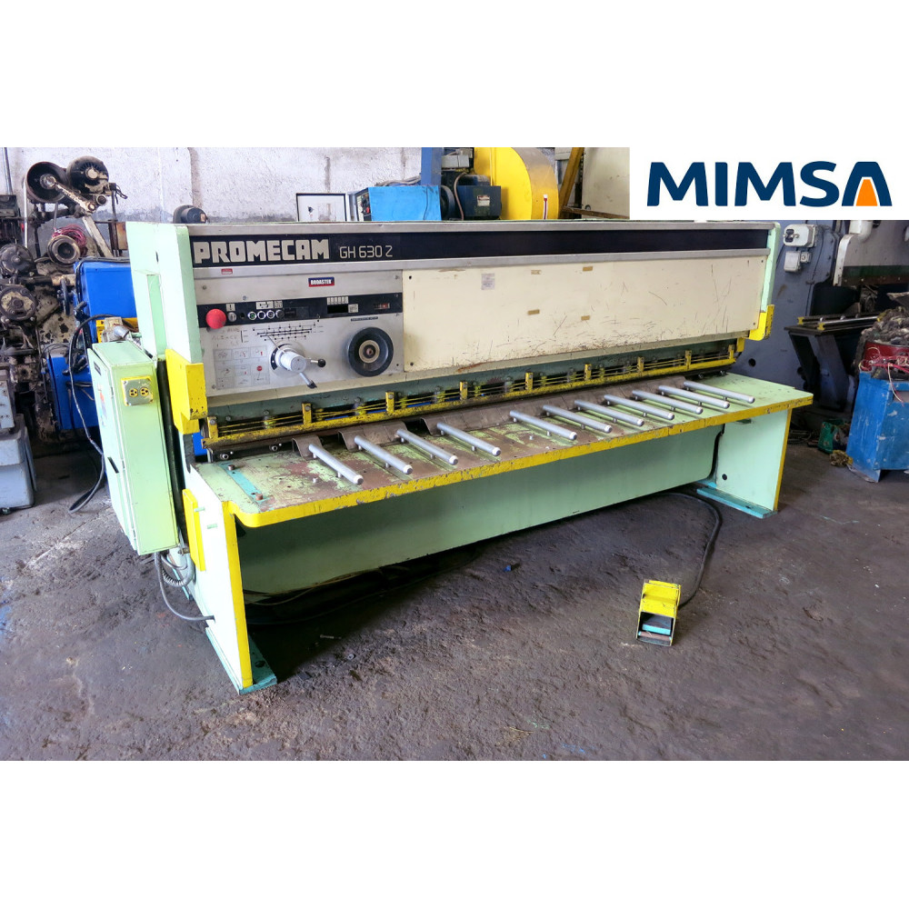 [lac-275] lac-275 Cizalla de acción hidráulica modelo GH630Z, capacidad 1/4" en 10ft, marca PROMECAM