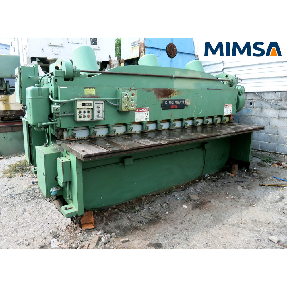 [lac-279] lac-279 Cizalla mecánica modelo 2512 capacidad 3/8" x 12 ft, marca Cincinnati