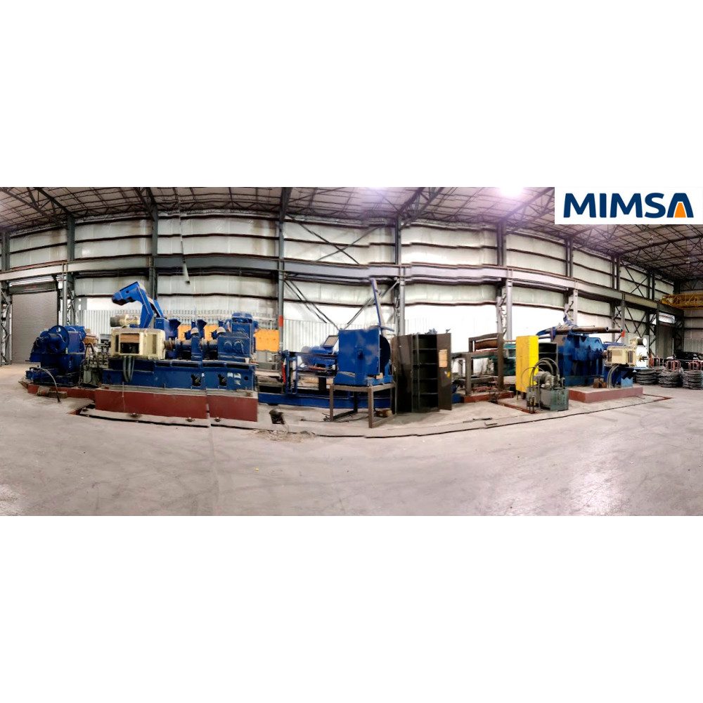 [lam-585] lam-585 Linea de corte longitudinal de rollos a tiras (Slitter) Capacidad 1/4" x 60" de ancho x 50,000 Lbs