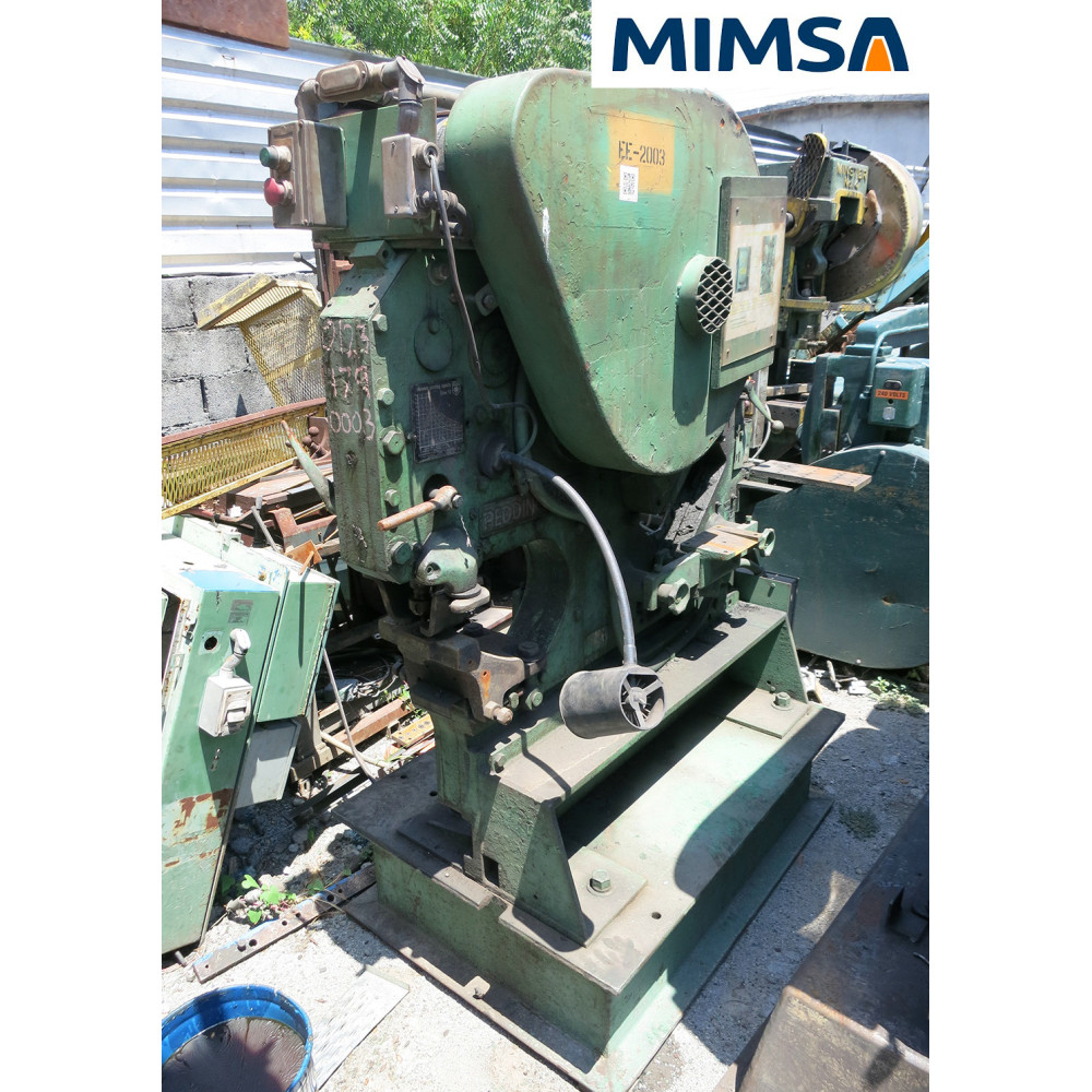 [lam-602] lam-602 Metalera de acción mecánica modelo 210/13 de 5 estaciones, 50 Ton, marca Peddinghaus