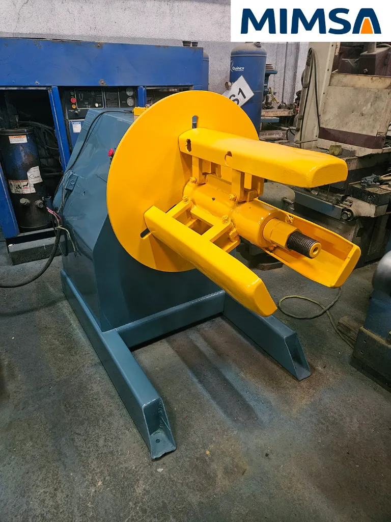 [lam-614] lam-614 Desenrollador de mandril matorizado modelo 1000, capacidad 6,000 Lbs x 28" ancho, marca American