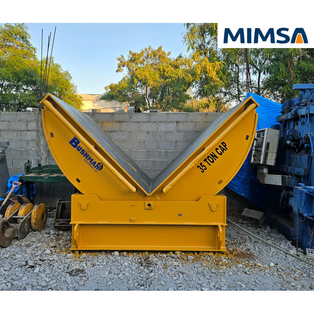 [lam-632] lam-632 Volteador de rollos (Upender) motorizado, modelo M9604, capacidad 70,000 Lbs (35Ton), marca BUSHMAN