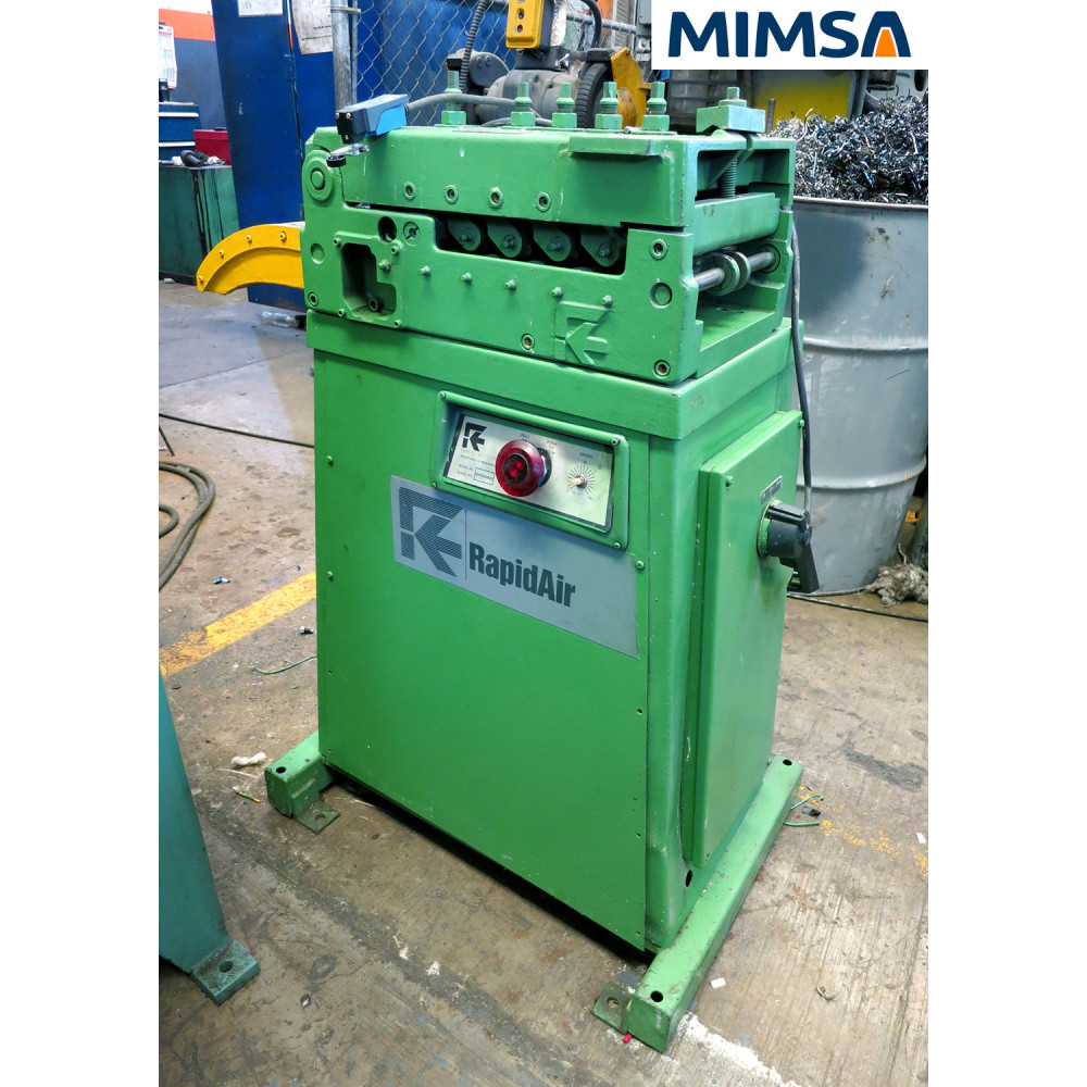 [lam-558] lam-558 Nivelador de lámina modelo SCM8P, capacidad Ga.14 ( 0.074") x 8" ancho, marca Rapid Air