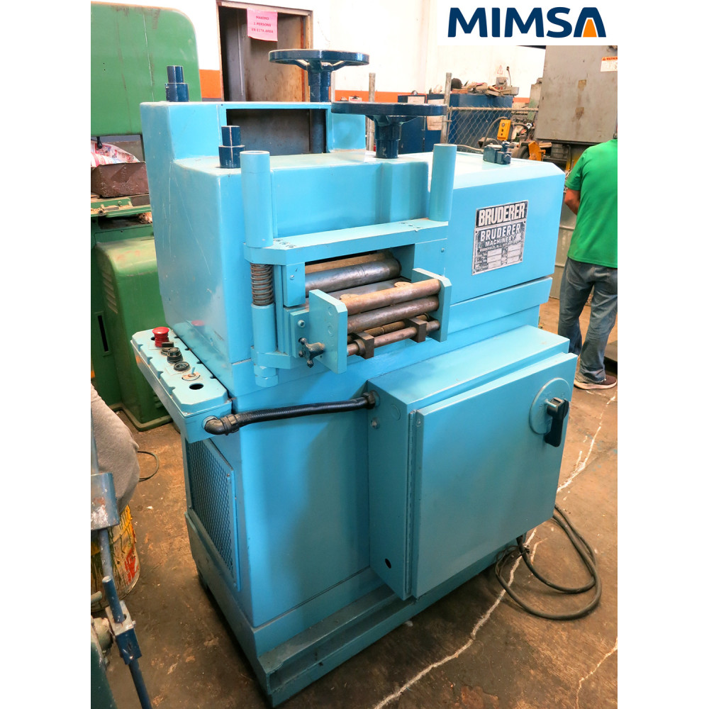 [lam-226] lam-226 Nivelador de lámina de precisión modelo 18-260B, capacidad 0.120" (Ga.11) x 10" ancho, marca BRUDERER