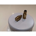 Baton Válvula Dosificadora de lubricación de aceite modelo DSM, FSA o HSA, Conexión de salida 1/8" NPT, tamaños disponibles 0, 1