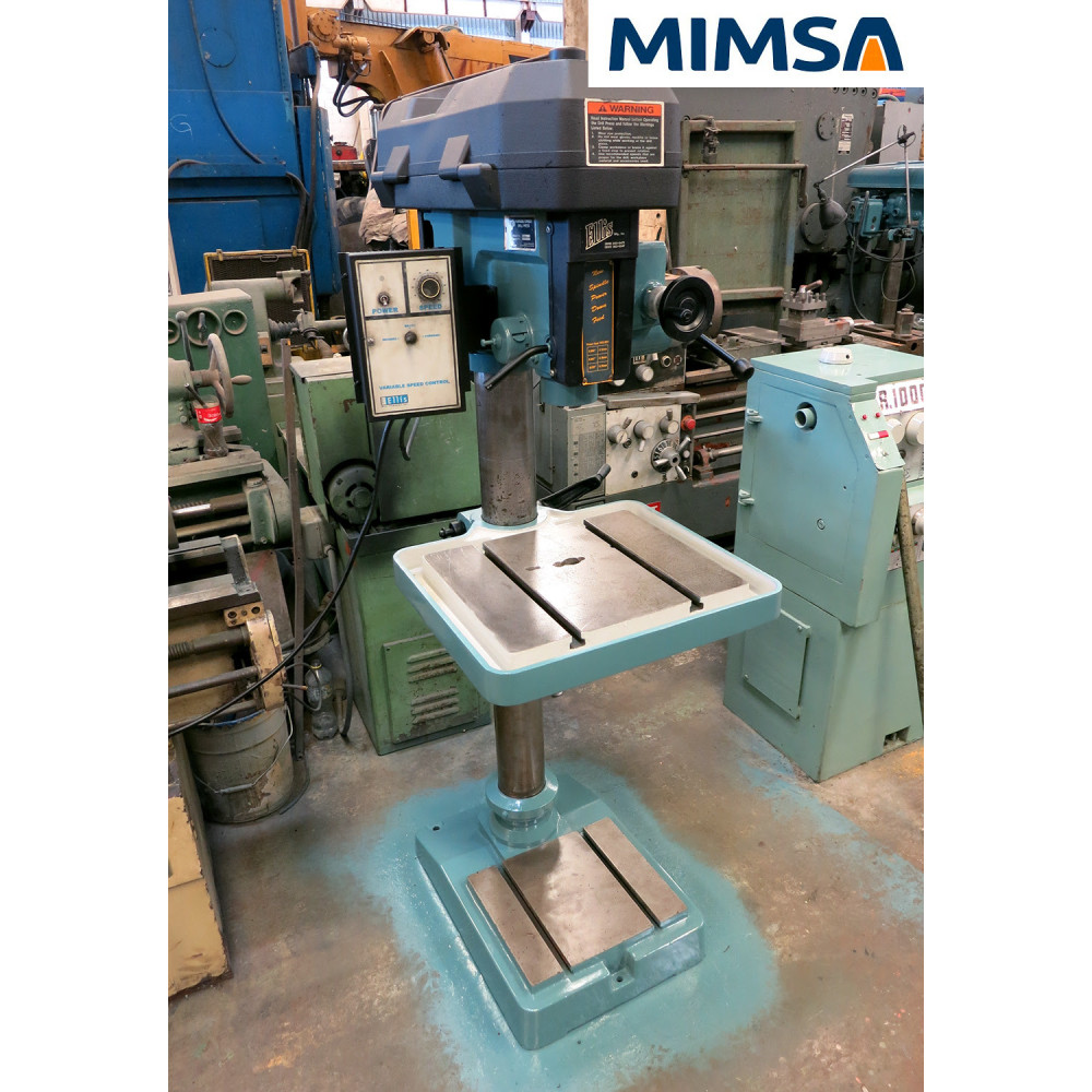 [tlc-143] Taladro de columna manual modelo 12000, cono MT3, marca ELLIS