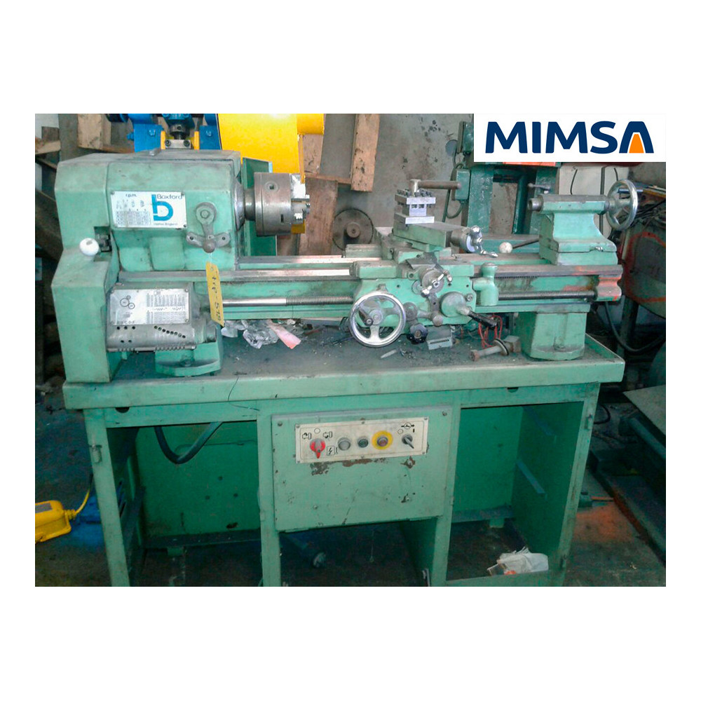 Torno paralelo universal marca Boxford capacidad 10" x 22" (trp-518)
