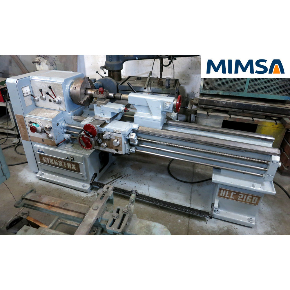trp-699 Torno paralelo universal modelo HLC2160, 21"/28" x 60", marca Kingston