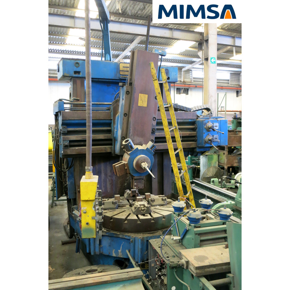 trv-003 Torno vertical modelo 48-VBM, capacidad 56" de volteo, con plato de 48", marca SUMMIT