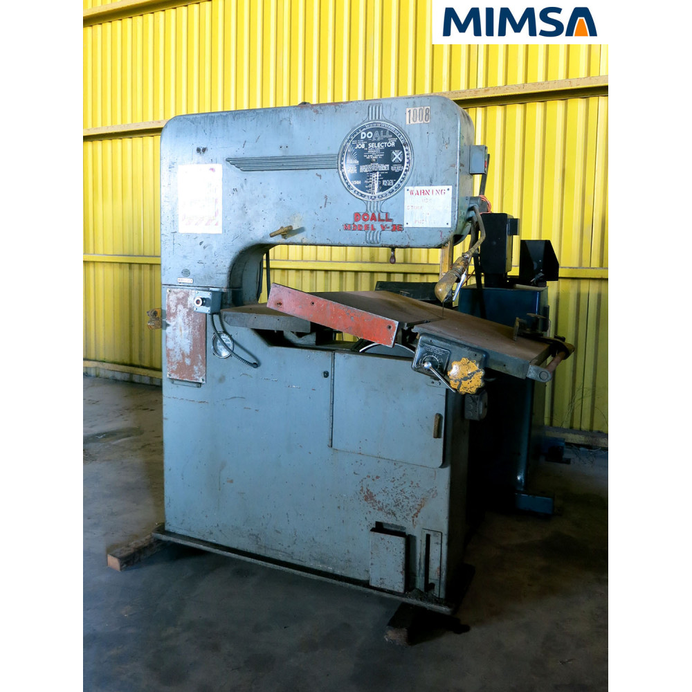 msc-773 Sierra cinta vertical, 36" garganta, marca DOALL