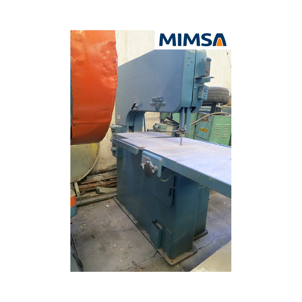 [msc-651] msc-651 Sierra cinta vertical, 36" garganta, altura máx. 9", marca Doall