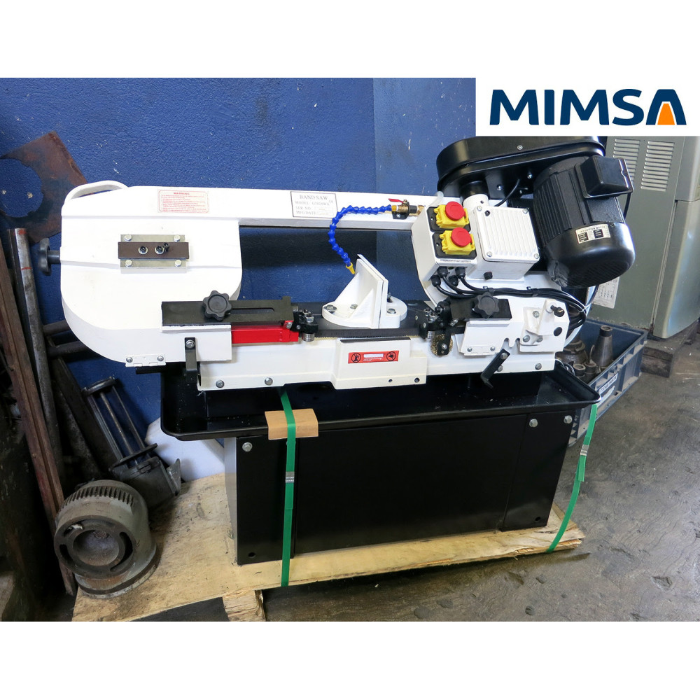 msc-747 Sierra cinta nueva manual, capacidad 7” x 12”, marca SATURNO