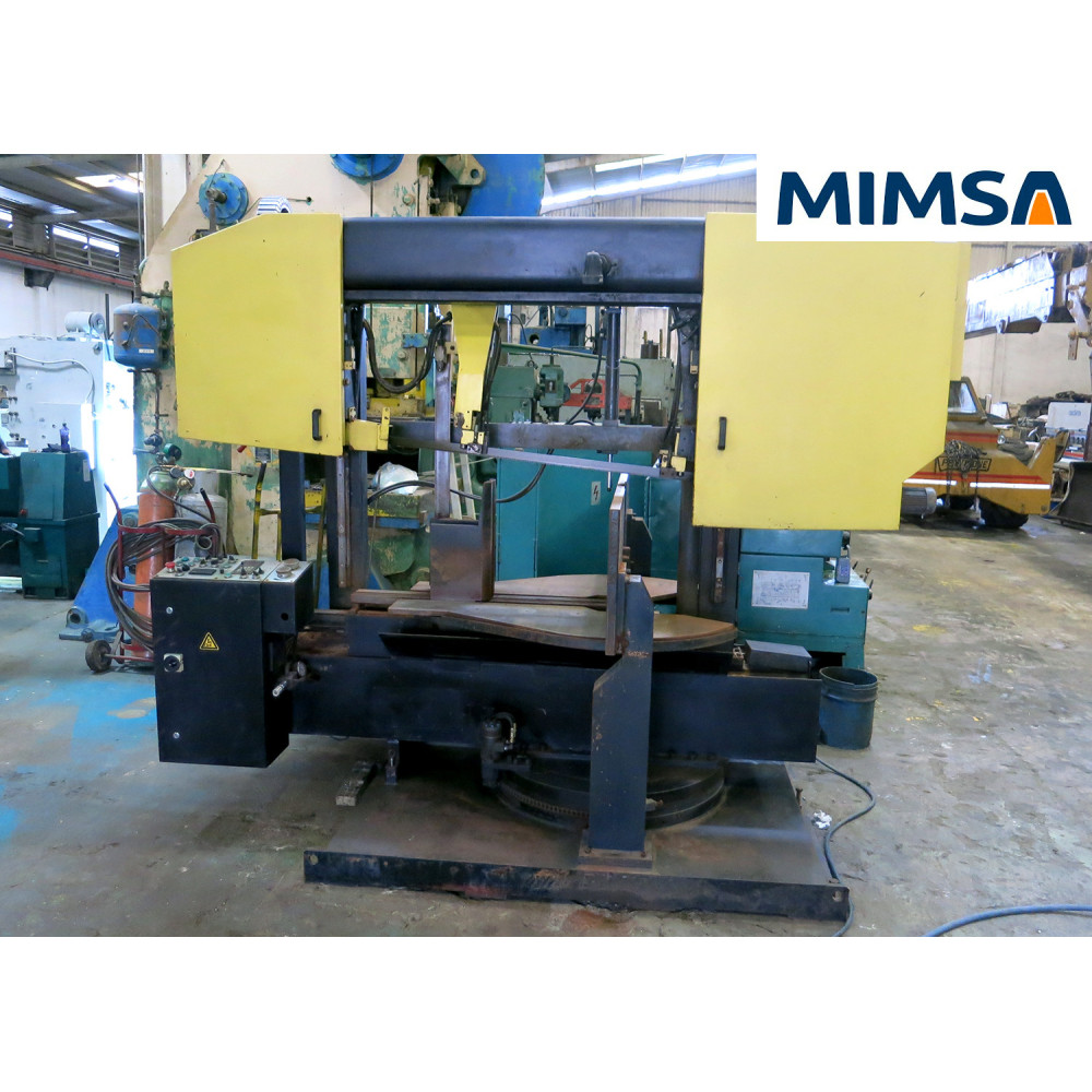 msc-865 Sierra cinta automática hidráulica de doble poste marca BIGSTONE