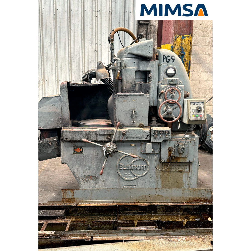 [rcp-282] rcp-282 Rectificadora plana de piedra segmentada y mesa giratoria, mesa magnética 16" de diámetro, marca Blanchard